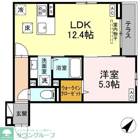 Asset-Court曙町の物件間取画像